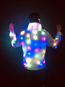High Quality <strong>Led</strong> <strong>Clothing</strong> 2019 Hot Selling <strong>LED</strong> Luminous Jacket Stage Performance Hip Hop Safty <strong>Led</strong> Light up Clothes - Product Image 2