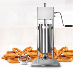 Máquina Comercial Vertical Manual de Acero Inoxidable para Hacer Churros Españoles, Máquina para Hacer Churros Rellenos - Product Image 1