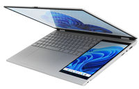 Nouvel ordinateur portable Intel Celeron à double écran tactile de 15,6 pouces avec RAM DDR4, clavier anglais, stockage SSD, métal, pour les professionnels