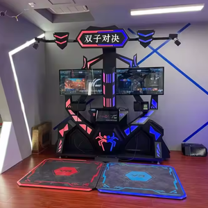 เครื่องเกมอาร์เคดใหม่ในห้างสรรพสินค้า เครื่องยิงปืน 2 ผู้เล่นในร่ม 9D VR เครื่องเกมโลหะ อุปกรณ์เสมือนจริง - Product Image 4