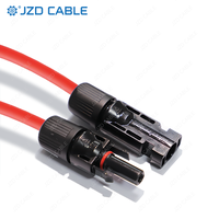 JZD 1/2/3/5/8/10m Solarpanel-Kabel PV-Anschluss kabel 2, 5 mm2 4 mm2 6 mm2 Mit Stecker Schwarz 10 AWG Solar-Verlängerung kabel