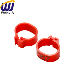 Wanjiachicken Beenring Pluimvee Identificatieband Plastic Vogelvoetenlabel Voor Het Volgen En Beheren Van Boerderijdieren - Product Image 3