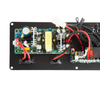 Module amplificateur audio stéréo haute puissance pour karaoké avec panneau de contrôle de tonalité EQ, HDMI, USB, optique, AUX, MIC, 110V-220V