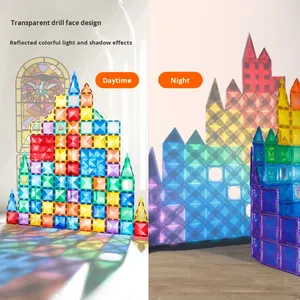 Bloques Magnéticos con Estuche y Múltiples Formas y Opciones de Accesorios para Preescolar y Niños Pequeños - Product Image 1