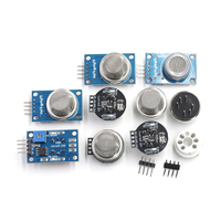 Module de capteur de gaz MQ-2 MQ-3 MQ-4 MQ-5 MQ-6 MQ-7 MQ-8 MQ-9 MQ-135, sonde, socle, mini carte ronde