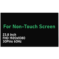 Layar Pengganti 23.8 "untuk Lenovo 5C10W32162 CSO MG2381B02-4 FHD 1920*1080 Panel Layar LCD LED Non-sentuh