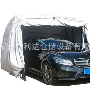 Delida Carport For Mercedes-Benz Outdoor Portable Garage Tent With Cloth Tarpaulin Manual Setup - Product Image 1