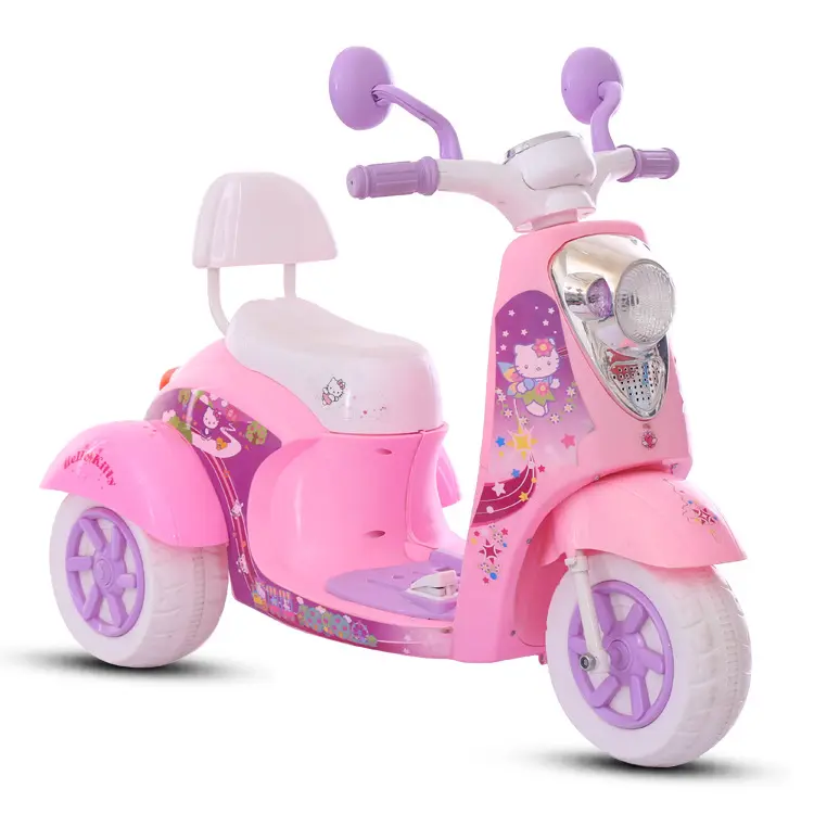 Yeni dondurulmuş çocuk elektrikli scooter scooter binebilir bebek şarj edilebilir oyuncak araba pil üç tekerlekli bisiklet