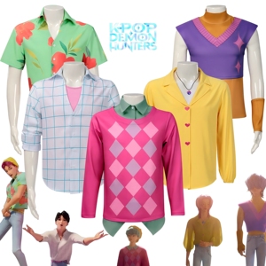 Costume complet de cosplay d'anime pour fille de la chasseuse de sorcières et groupe de garçons de la saga de la chasse au démon Jinu Baby - Product Image 1