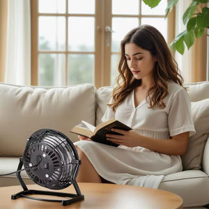Ventilateur portable rechargeable USB mini électrique pliable pour voiture, idéal pour les cadeaux promotionnels et les bureaux – Très populaire - Product Image 5