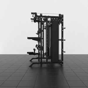 Rack de sentadillas personalizado Kungfu Fitness <span class=keywords><strong>con</strong></span> máquina Smith y cables, entrenador funcional multifunción todo en uno - Product Image 2