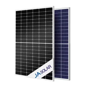 JA太阳能供应商太阳能电池板565W 570W 575W 580W 585W 590W太阳能系统在中国有库存550瓦太阳能电池板