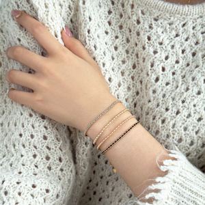 Dylam Unique Fine Jewelry 18K Gold Plated S925 Silver Woven Rope Women <b>Bangles</b> & <b>Bracelets</b> for Daily Dress-up - Product Image 3