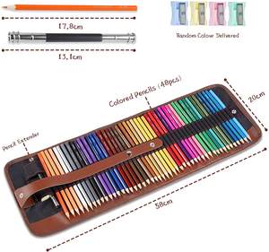 Bview Art-Juego de lápices de acuarela profesionales, lápices de dibujo de arte multicolor para estudiantes y artistas, 72 unidades - Product Image 2