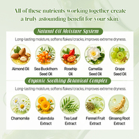 Crème Visage et Corps à l'Aloe Vera Naturelle Marque Blanche Apaisante Hydratante Nourrissante Produits de Soin pour Tous Types de Peau