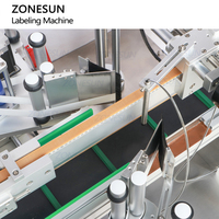 ZONESUN ZS-TB833F automatique Carton boîte coin étiqueteuse inviolable sécurité autocollant applicateur pour alimentaire cosmétique