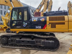 Excavadora hidráulica de alta eficiencia de trabajo45Ton, excavadora de segunda mano Cat345D, excavadora Caterpillar Catcher345D usada - Product Image 2