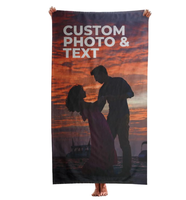 Desain Handuk Pantai Kustom, Buat Handuk Pantai Kustom Anda Sendiri dengan Teks, Logo, Foto, Handuk Pantai yang Dipersonalisasi