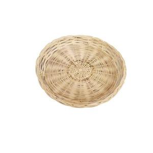 Plateau en bambou tressé Green Forest 20 cm, panier de rangement pour pain et pâtisseries, plateaux de service - Product Image 5