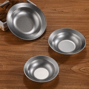 Plato coreano de acero inoxidable para cangrejos de río, plato hondo tipo sombrero de paja, plato para sopa, plato para pasta y ensalada - Product Image 4