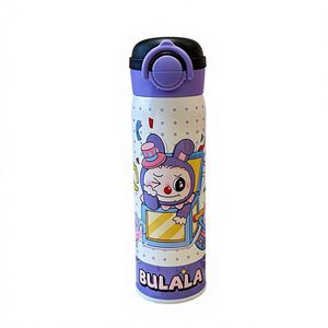 Termo Ecológico Personalizado para Estudiantes, Niños y Niñas, de Acero Inoxidable 316L, Aislado al Vacío, con Pajita - Product Image 1