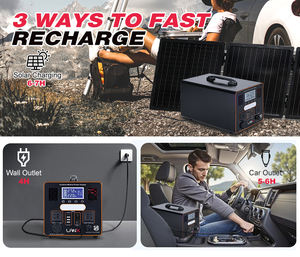 Générateur solaire 600W universel 110/220V, charge rapide, station d'alimentation portable, grande capacité, générateur d'énergie solaire - Product Image 2