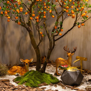 <span class=keywords><strong>Planta</strong></span> árbol artificial amarillo <span class=keywords><strong>naranja</strong></span> árbol falso árbol plantas enviar rápidamente Fábrica Real boda decoración falso personalizado - Product Image 5
