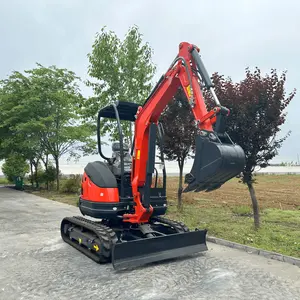 Giá tốt nhất Kubota động cơ mini máy xúc 2 tấn nhỏ Micro rãnh Digger Bagger máy với thí điểm với tập tin đính kèm