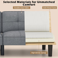Meilleur canapé-lit moderne double fonction pliable avec revêtement en tissu pour appartement et hôtel