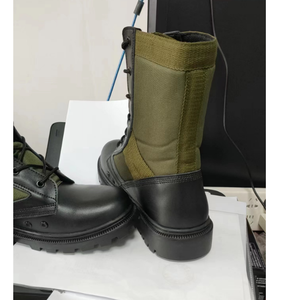 Botas de Lona Verdes TSB910 Nueva Versión, Suela de Goma, Tejido Resistente a Salpicaduras de Agua, Botas de Selva - Product Image 2