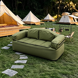 Canapé gonflable laminé en PVC pour la plage, les festivals de musique, le camping et les loisirs en plein air portables - Product Image 1