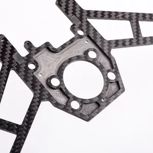 Custom 230mm 250mm CFRP Quadcopter Frames 5 Inch 7 Inch Carbon Fiber PFV Frame Kits