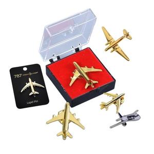 Factory Price Pins Airplane Model Pin Custom Metal 3D Aircraft Lapel Pin Plane Metal Crafts