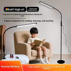 Lampe <span class=keywords><strong>d</strong></span>'<span class=keywords><strong>angle</strong></span> USB intelligente à spectre complet, LED à intensité variable, télécommande, moderne, minimaliste, lampe de sol, lampe de bureau à clipser - Product Image 5