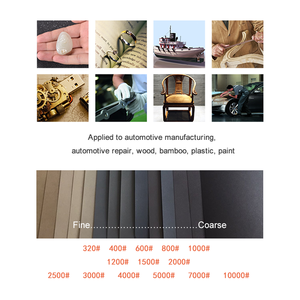 93*230mm Rectangle Waterproof Abrasive Sand Paper Wet &amp; Dry Sanding Sheet Sandpaper for Wood Furniture Finishing <strong>Polishing</strong> - Product Image 6