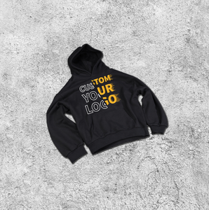 Sweat à capuche zippé uni de haute qualité, poids lourd, surdimensionné, personnalisé, vente en gros 100% coton, pull brodé noir - Product Image 4