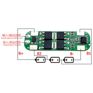 Batería de Litio 3S 11.1V 18650 con Cableado Superior BMS 5A 10A para Altavoz, Energía Solar, Pulverizador, Barco de Juguete, Herramientas Eléctricas - Product Image 2