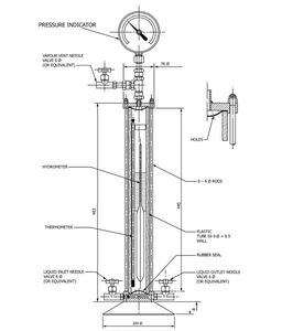 Densité d'addition <span class=keywords><strong>ASTM</strong></span> <span class=keywords><strong>D1657</strong></span> ou densité relative du testeur d'hydrocarbures légers Jauge de densité Densitomètre ISO3993 Densimètre - Product Image 6