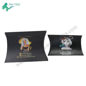 Scatola per Imballaggio Capelli, Custodia a Cuscino, Sacchetto di Carta Personalizzato con Manico per Extension - Product Image 4
