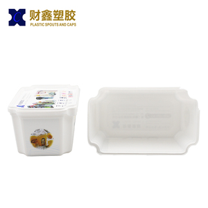 CaiXin Theo Yêu Cầu 500 ML 16.9 OZ Trong Khuôn Nhãn Kem Cốc Tráng Miệng Hộp Đồ Ăn Vặt Hộp Ăn Trưa Trong Suốt Hộp Đóng Gói Bánh Quy Thực Phẩm Bằng Nhựa - Product Image 6