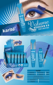 Karite 15ml Extra Volume falso effetto ciglia <span class=keywords><strong>Mascara</strong></span> impermeabile OEM personalizza Logo Private Label trucco per occhi <span class=keywords><strong>blu</strong></span> <span class=keywords><strong>Mascara</strong></span> - Product Image 5