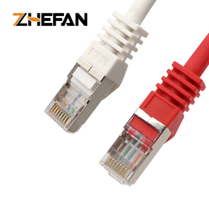 ZHEFAN OEM alimentation <span class=keywords><strong>Rj45</strong></span> Cat6A câble <span class=keywords><strong>Cat7</strong></span> <span class=keywords><strong>Rj45</strong></span> cordon de raccordement câble réseau Ethernet câble réseau sans halogène à faible fumée - Product Image 3