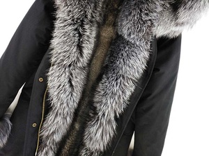 Jancoco <strong>Women</strong> Real Fur <strong>Parka</strong> Winter Warm Genuine Rabbit Fur Lining <strong>Parka</strong> Fox Fur Collar <strong>Coats</strong> - Product Image 4