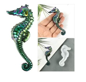 Moules en résine époxy hippocampe pour décoration de maison, grands animaux, moules en résine de Silicone, DIY, <span class=keywords><strong>13920</strong></span> - Product Image 3
