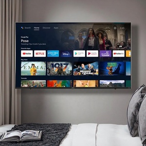 43 Inch LED Smart HD HDTV Frameless 60Hz 1080P Android Wireless WiFi <b>Portable</b> Black Wide Screen Television - Product Image 1