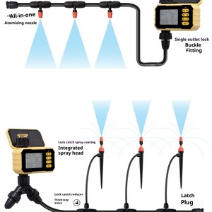 جهاز ري ذكي يعمل بالطاقة الشمسية للمنزل، نظام ري بالتنقيط أوتوماتيكي بمنطقة واحدة مع مؤقت ورشاش دقيق - Product Image 2