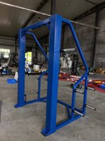 Machine Smith Commerciale Multifonctionnelle à Charge Équilibrée par Plaques d'Acier de 3 mm, Équipement de Gymnastique, Rack à Poids Libres, Fitness