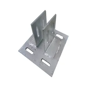 hot dip galvanizing embedded steel plate for steel structure foundation base plate