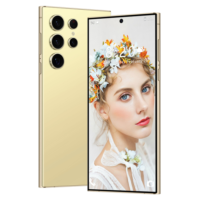 2025 Newest S25 ULTRA 16GB 1TB Smartphone 7.3 Inch AMOLED Screen Android Smartphone Fingerprint Unlocked Mobile Phone