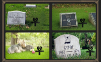 GILIWAY Plaque commémorative personnalisée en fer forgé, style américain moderne, pour animaux de compagnie (chiens, chats), imperméable, pour extérieur, cimetière